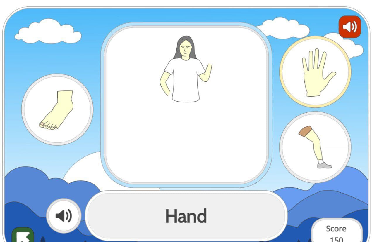 🔥Игра по теме body parts🔥