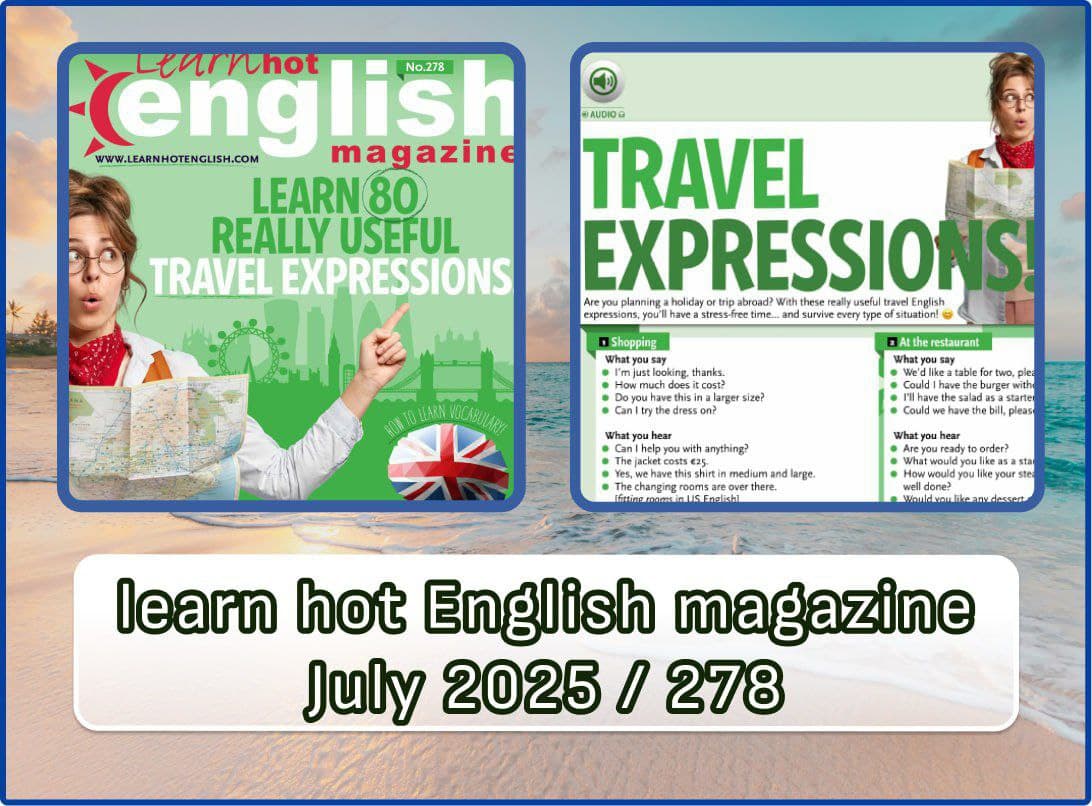 📚 Learning hot English magazine за июль 2025